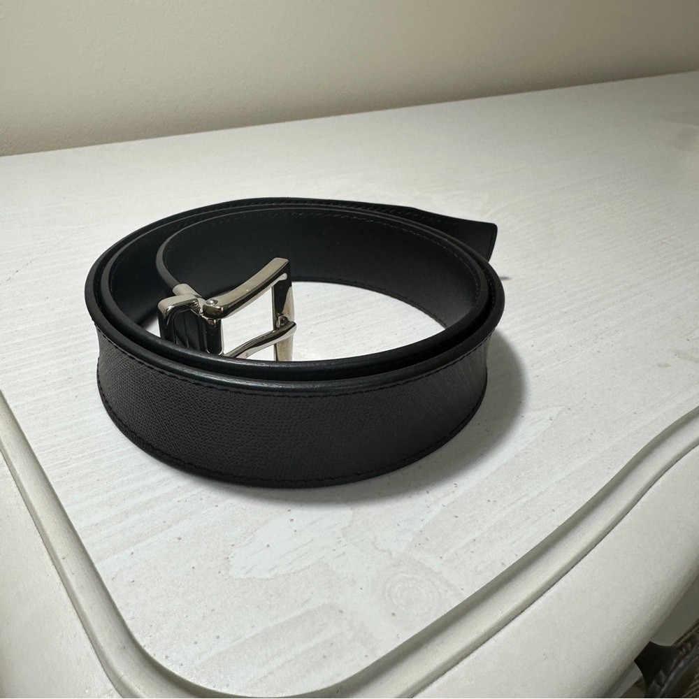 Burberry REVERSIBLE LONDON CHECK AND LEATHER BELT - Picture 5 of 14